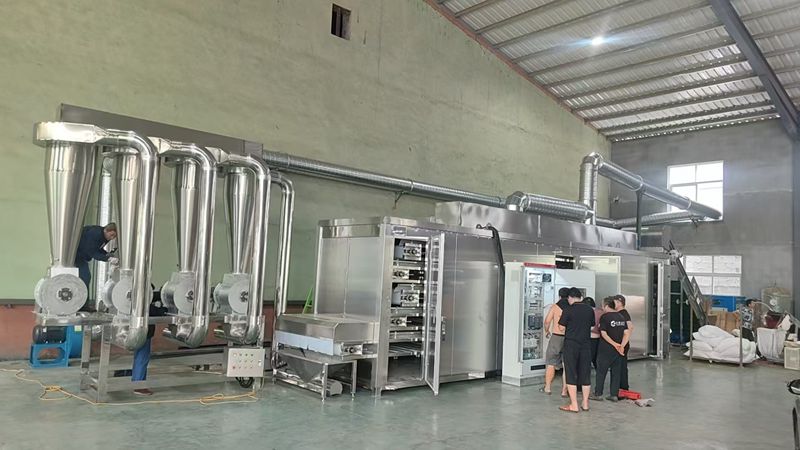 辣椒烘幹機安裝現場